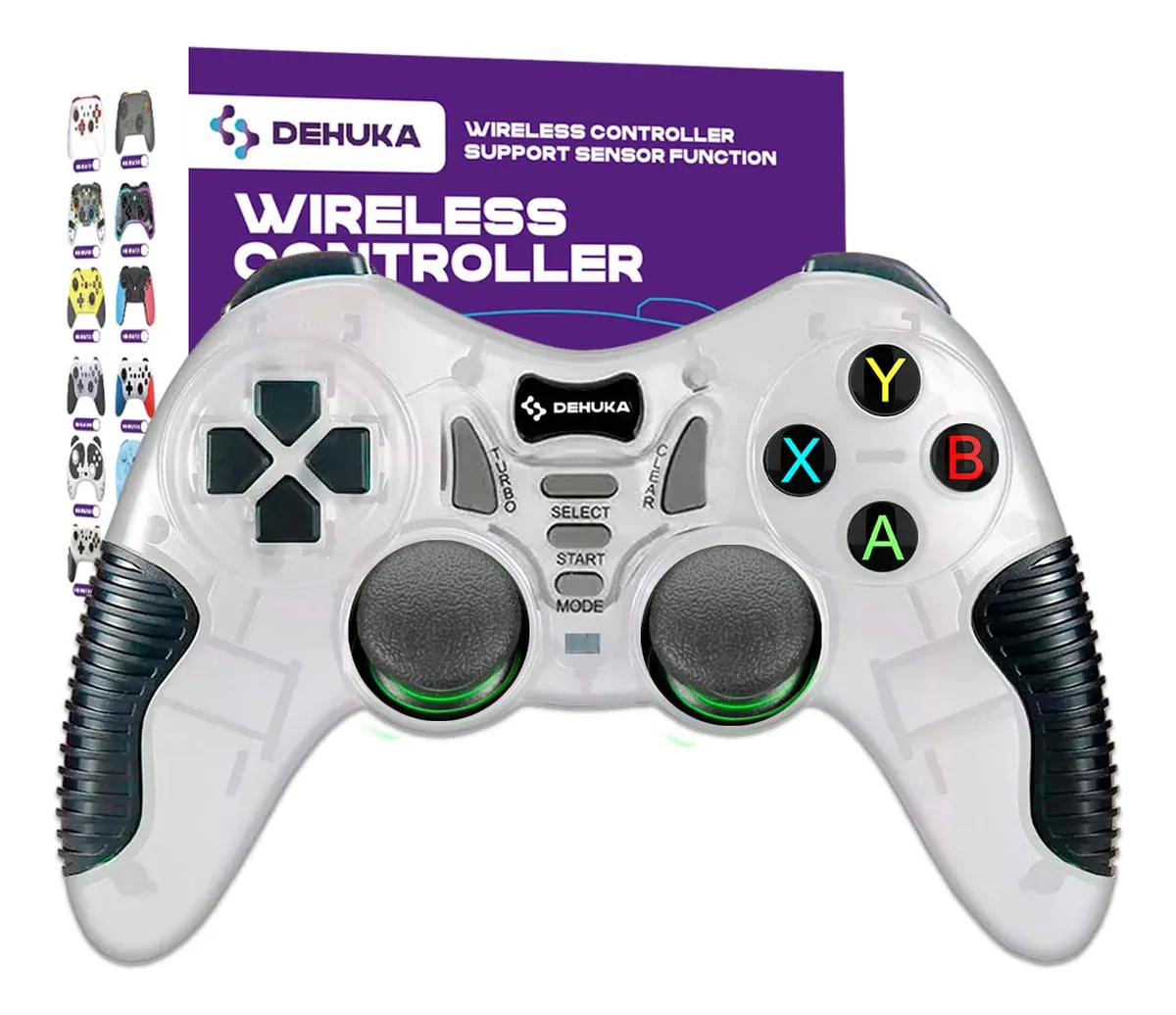 Joystick Gamer Inalámbrico Dehuka PC PS3 Android Vibración