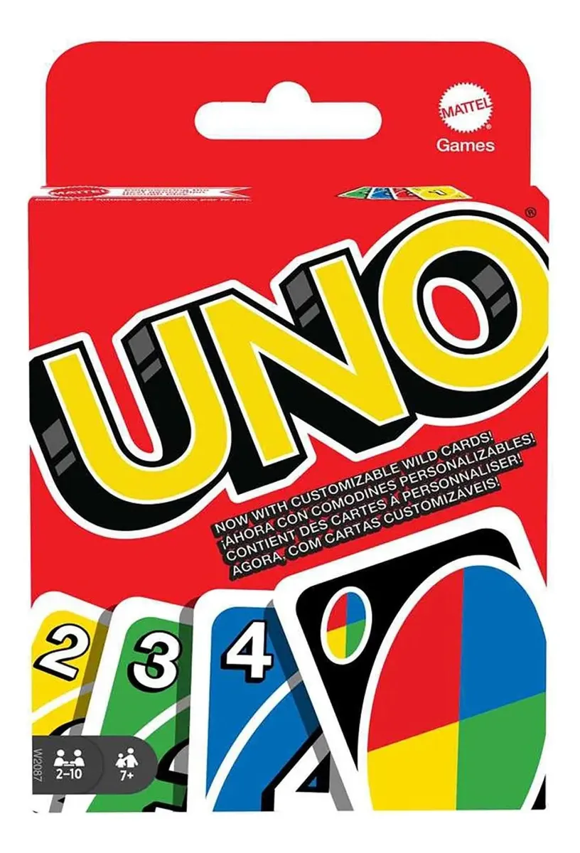 Cartas UNO Original Mattel Juego de Mesa Familiar